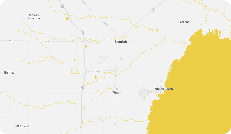 Service Area Map